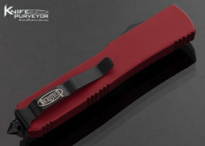 Microtech Custom Knife 27040 01/2011 Red OTF w Blk Pouch 16747