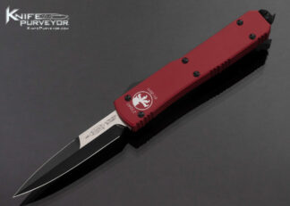 Microtech Custom Knife 27040 01/2011 Red OTF w Blk Pouch 16747
