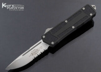 Microtech Custom Knife Scarab QD Satin Serrated 1933 w Tube 16743
