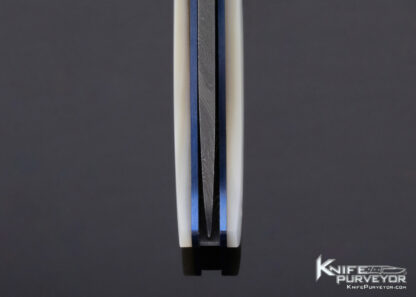 Sean-O'Hare-Custom-Knife-Mother-of-Pearl-Shell-and-Damascus—Linerlock-11451