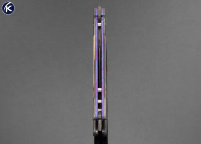 Suchat Jangtanong Custom Knife Balisong Damascus and Bone with Mosaic Pins Butterfly Flipper 17042