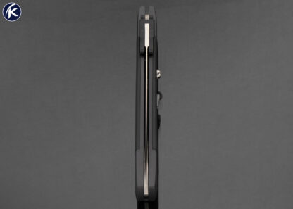 DKD Custom Knife Phantom Pre Production Black Aluminum with Black G10 Auto Button Release 17031