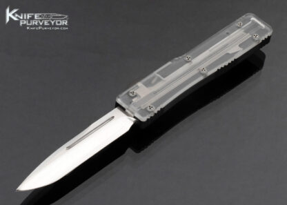 Microtech Custom Knife Marfione Ultratech Clear Top Auto OTF S/E 17029