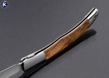 Scott Sawby Custom Knife Wood Texas Tooth Pick Self Lock - Image 5