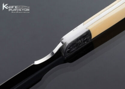 Dennis Friedly Custom Knife Set of 4 Bruce Shaw Engraved Mammoth with Wood Lockable Display Box 16630