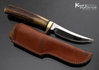 Gil Hibben Custom Knife Stag Skinner - Image 3