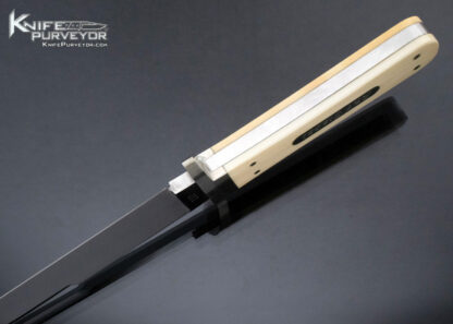 DE Henry Custom Knife #112 Mammoth Bowie "Art Segal"with Hairline Cracks 16191
