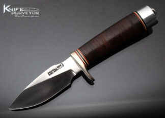 Randall Knives Custom Knife Stacked Leather Model 11 4 Inch Alaska Skinner 16181