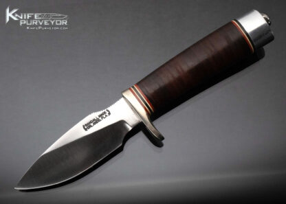 Randall Knives Custom Knife Stacked Leather Model 11 4 Inch Alaska Skinner 16181