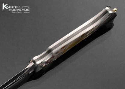 Matthew Lerch Custom Knife Jon Robyn Engraved Credit Card Automatic Linerlock - Image 5