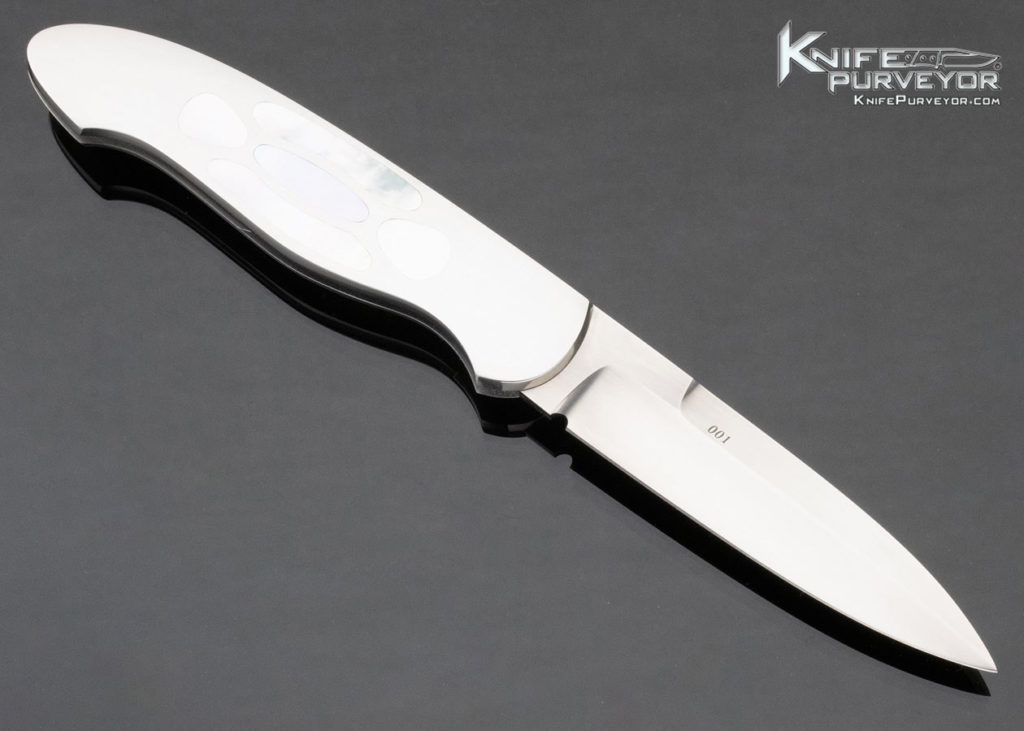 Warren Osborne Custom Knife MultiPearl Interframe Lever Lock Knife